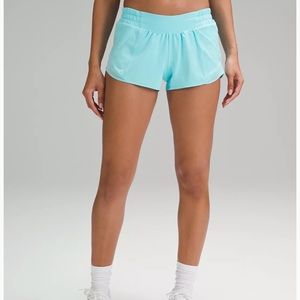 lululemon hotty hot shorts ( cyan blue )